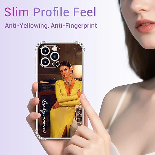 Miniatura 5 de Funda transparente con foto personalizada para iPhone 17161514131211 (Air, Pro Max, Plus, Mini), absorción de impactos de 4 esquinas, antiamarilleo