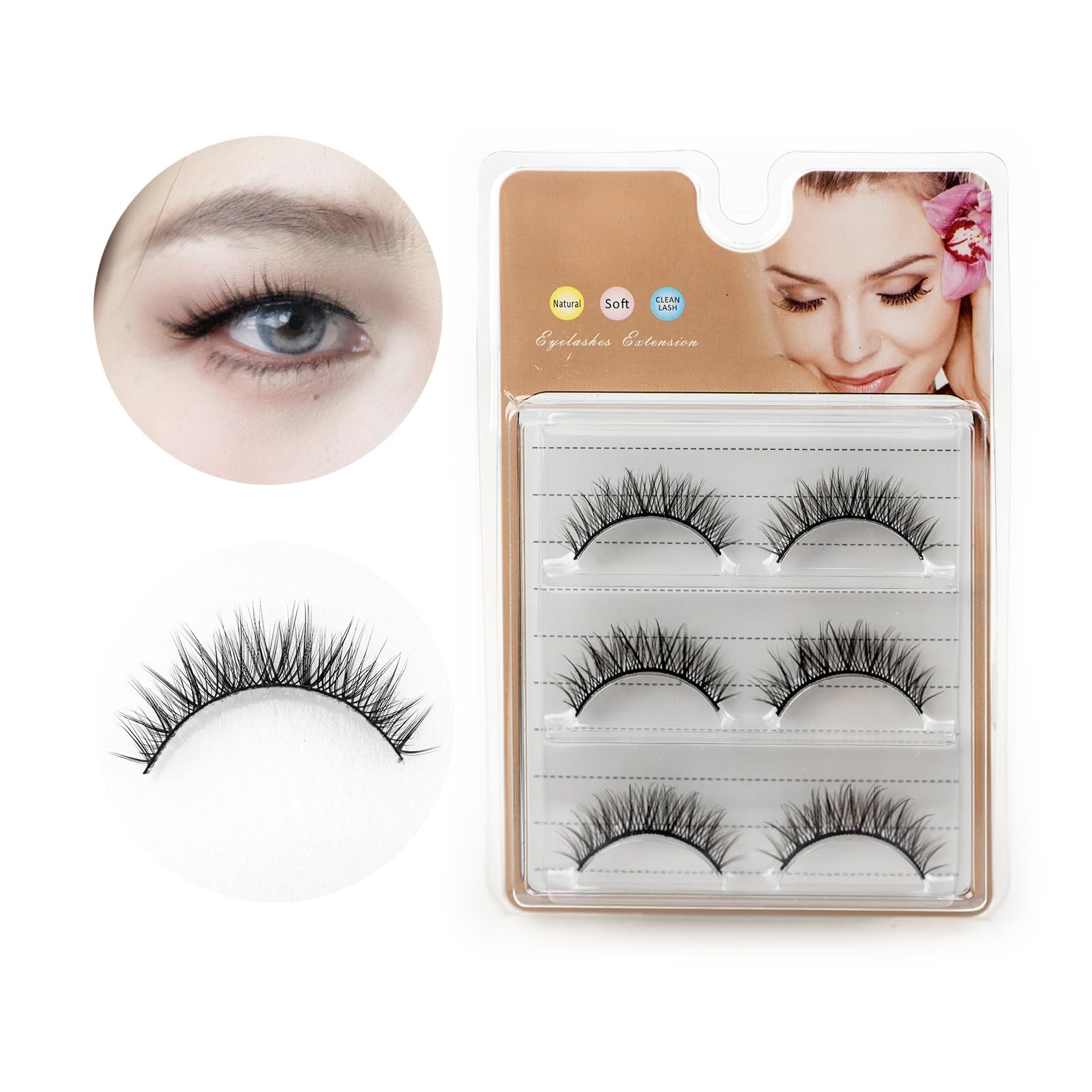 Seccurve Natural-Looking Eyelashes - Effortless Elegance for a Fresh and Radiant Look