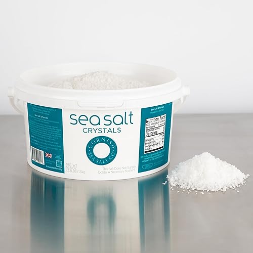 Miniatura 9 de Copos ahumados de sal marina de Cornualles, sal marina ahumada con madera de roble, manzana y cerezo, cosechada a mano en Cornualles, Inglaterra,