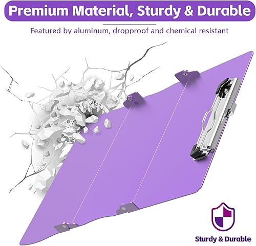 Miniatura 5 de Portapapeles de enfermería Plegable Portapapeles plegables con edición de enfermería, hojas de trucos de 3 capas, portapapeles triple, tamaño de