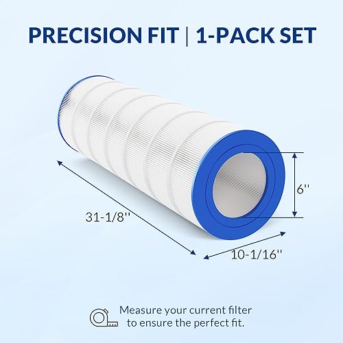 Miniatura 2 de Cartucho de filtro de piscina CC200 mejorado, compatible con Pentair Clean & Clear 200, tela resistente de 5 onzas para una filtración y durabilidad