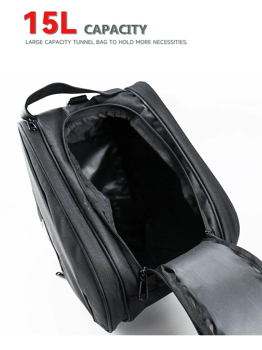 Amazon | バイク・スクーター用トンネル型防水タンクバッグラゲッジ