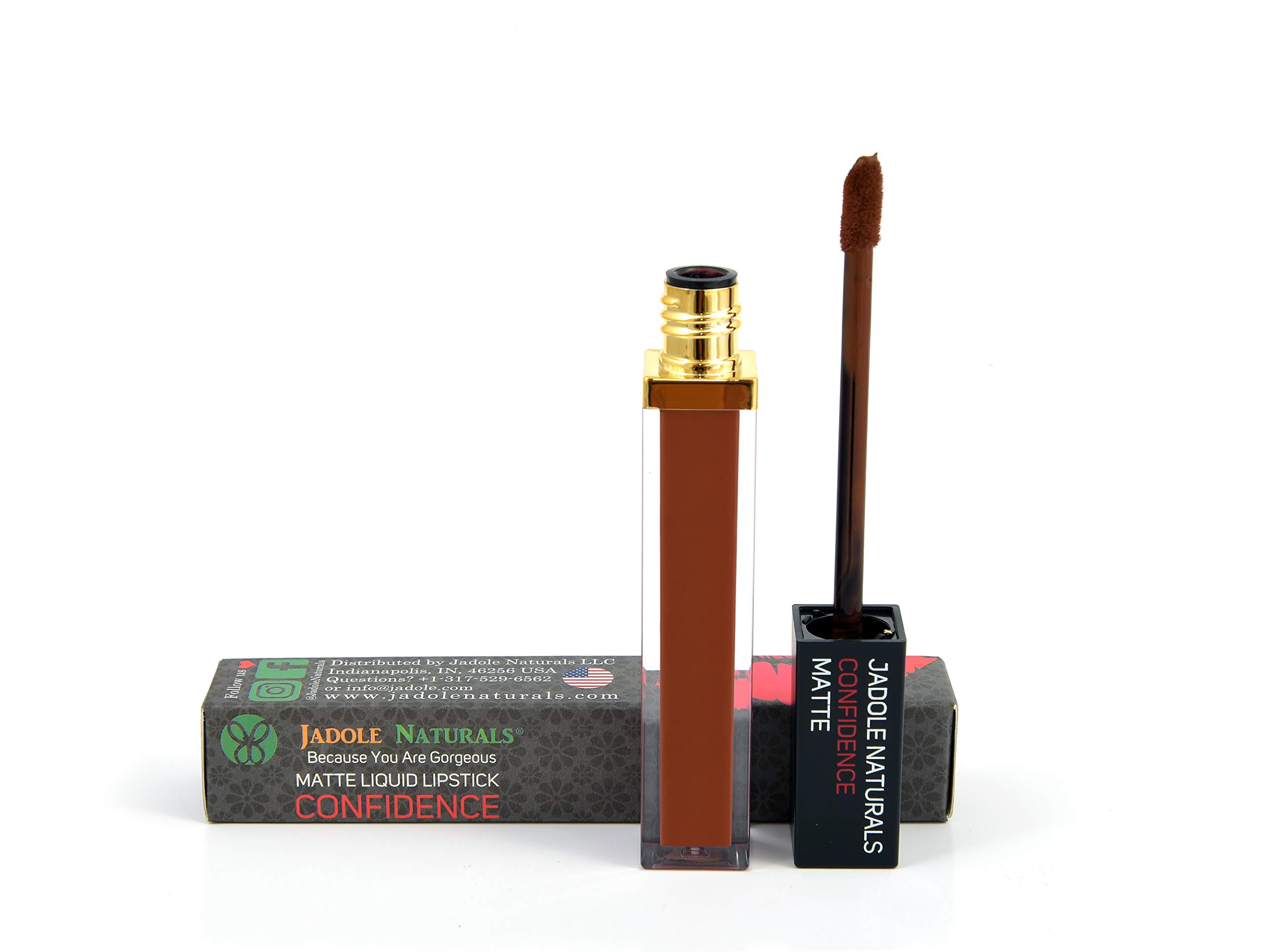 Jadole Naturals Confidence Natural & Organic Matte Ink Liquid Lipstick Long-Lasting (Enchant)