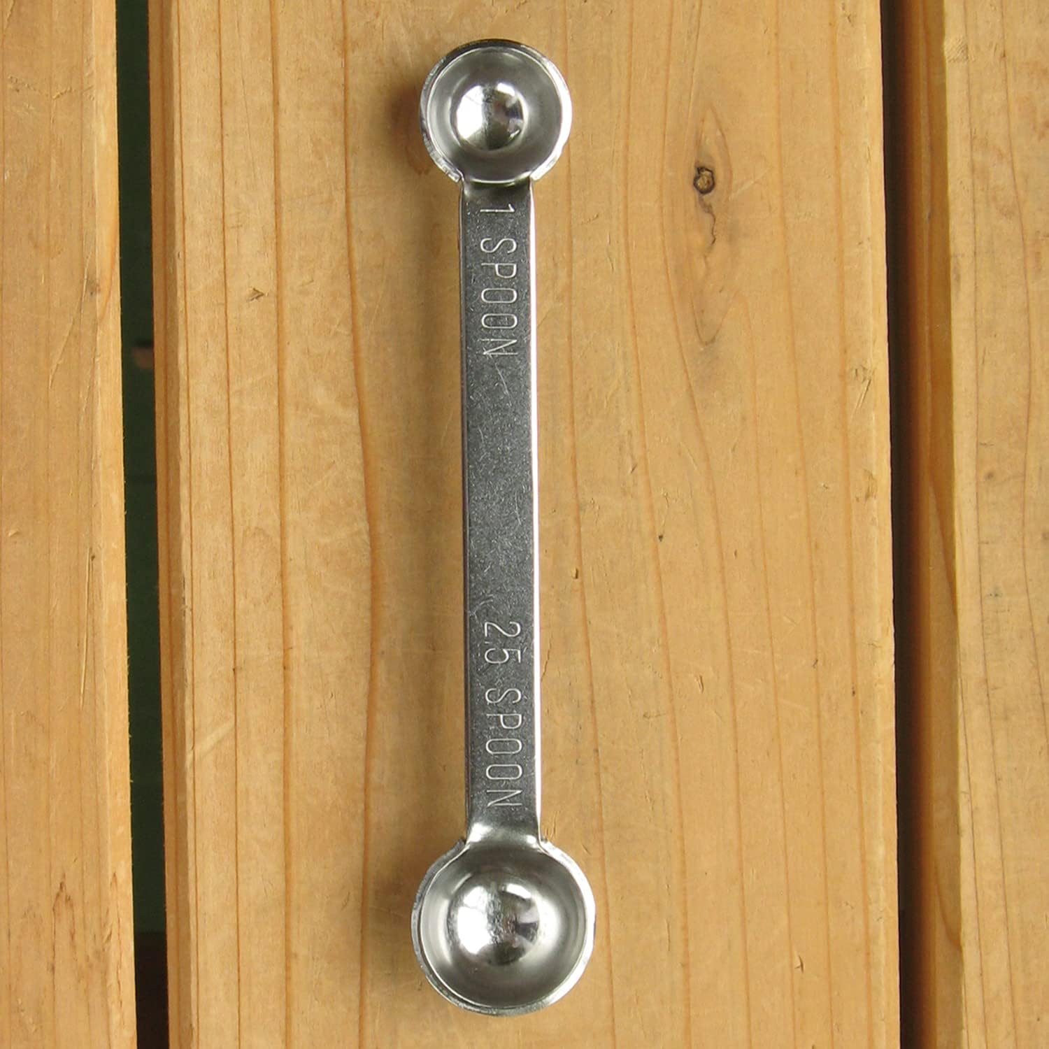 Nagao Tsubamesanjo Extra Thick Double Measuring Spoon, 0.06 fl oz (1 cc, 2.5 cc), 18-8 Stainless Steel, Made in Japan
