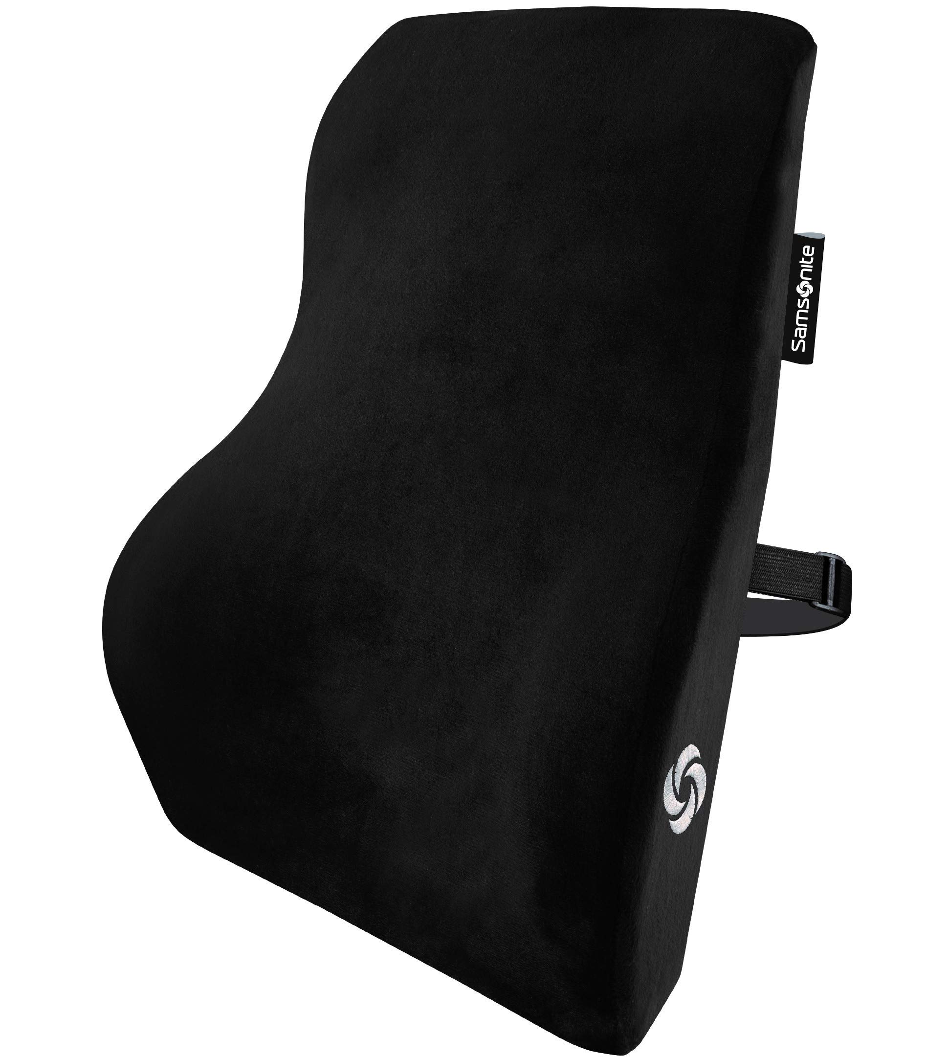 SAMSONITE, Ergonomic Lumbar Support Pillow for Chair Elevates Lower