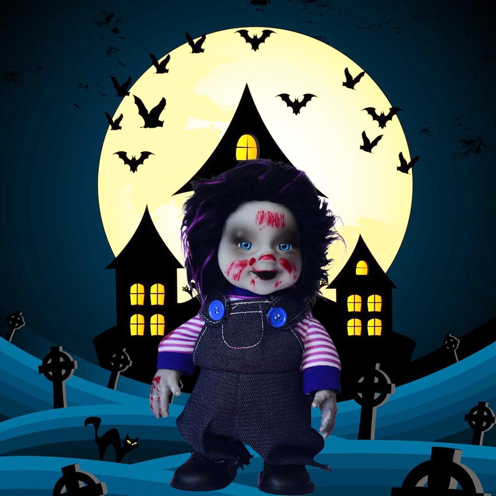 Amazon.co.jp: 怖いお化け人形、不気味な人形アニマトロニクス