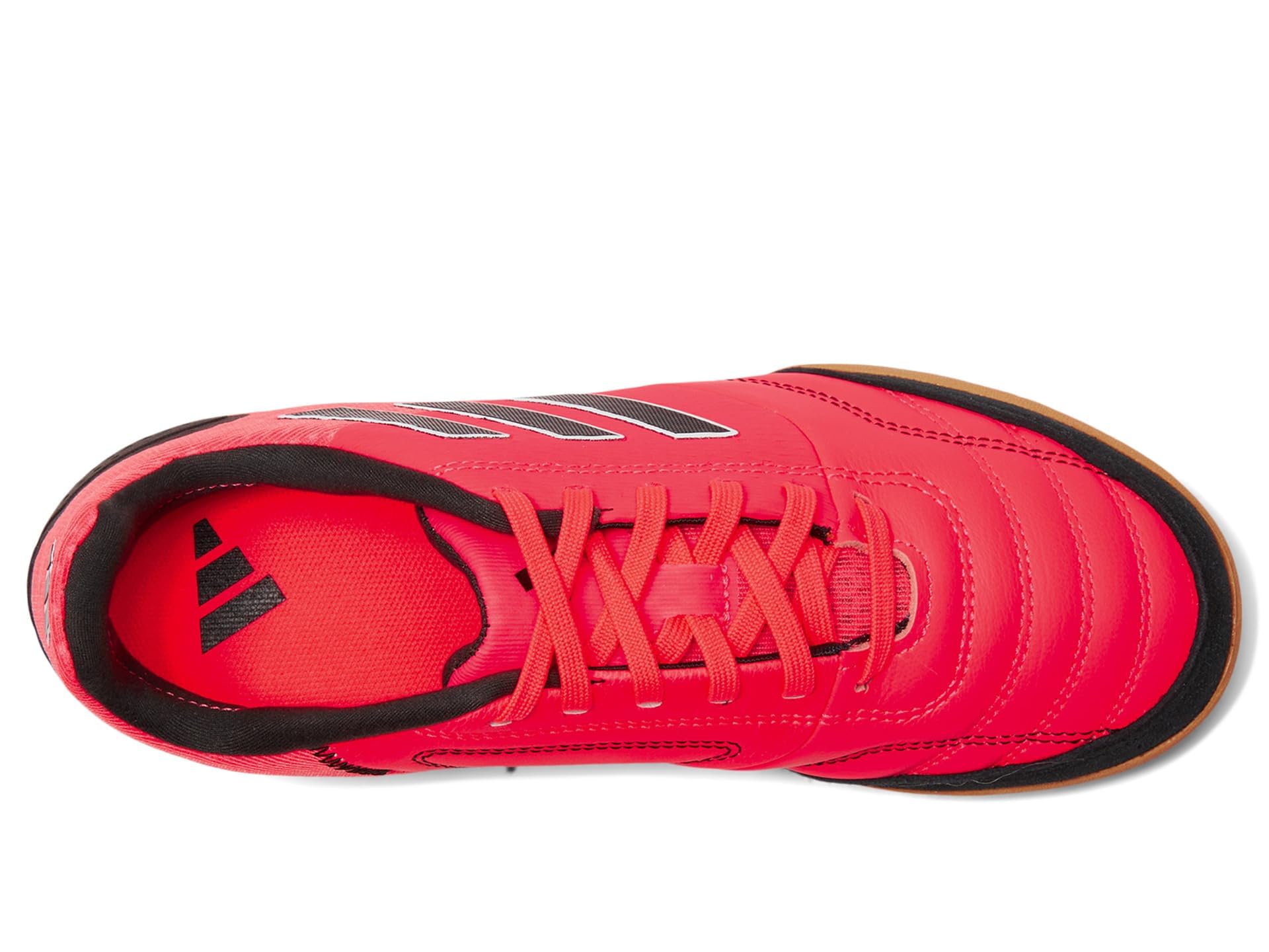 adidas Top Sala Competition Indoor Sneaker, Turbo/Black/White, 1 US Unisex Little Kid