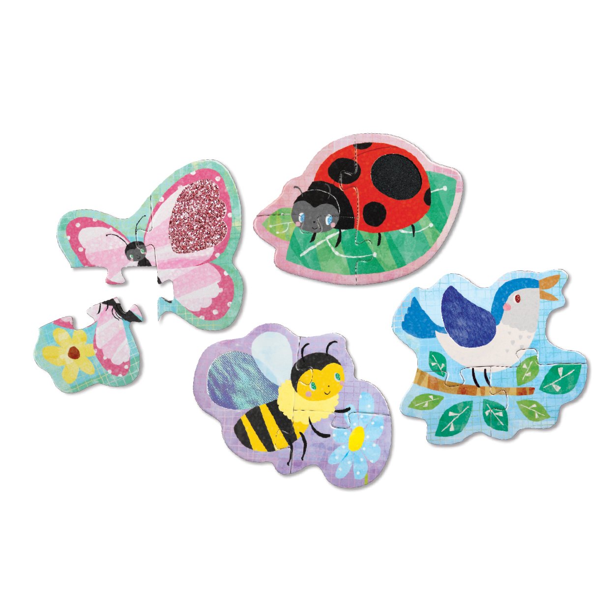Mudpuppy in The Garden My First Touch & Feel Puzzle (12 Piece) - Image 2