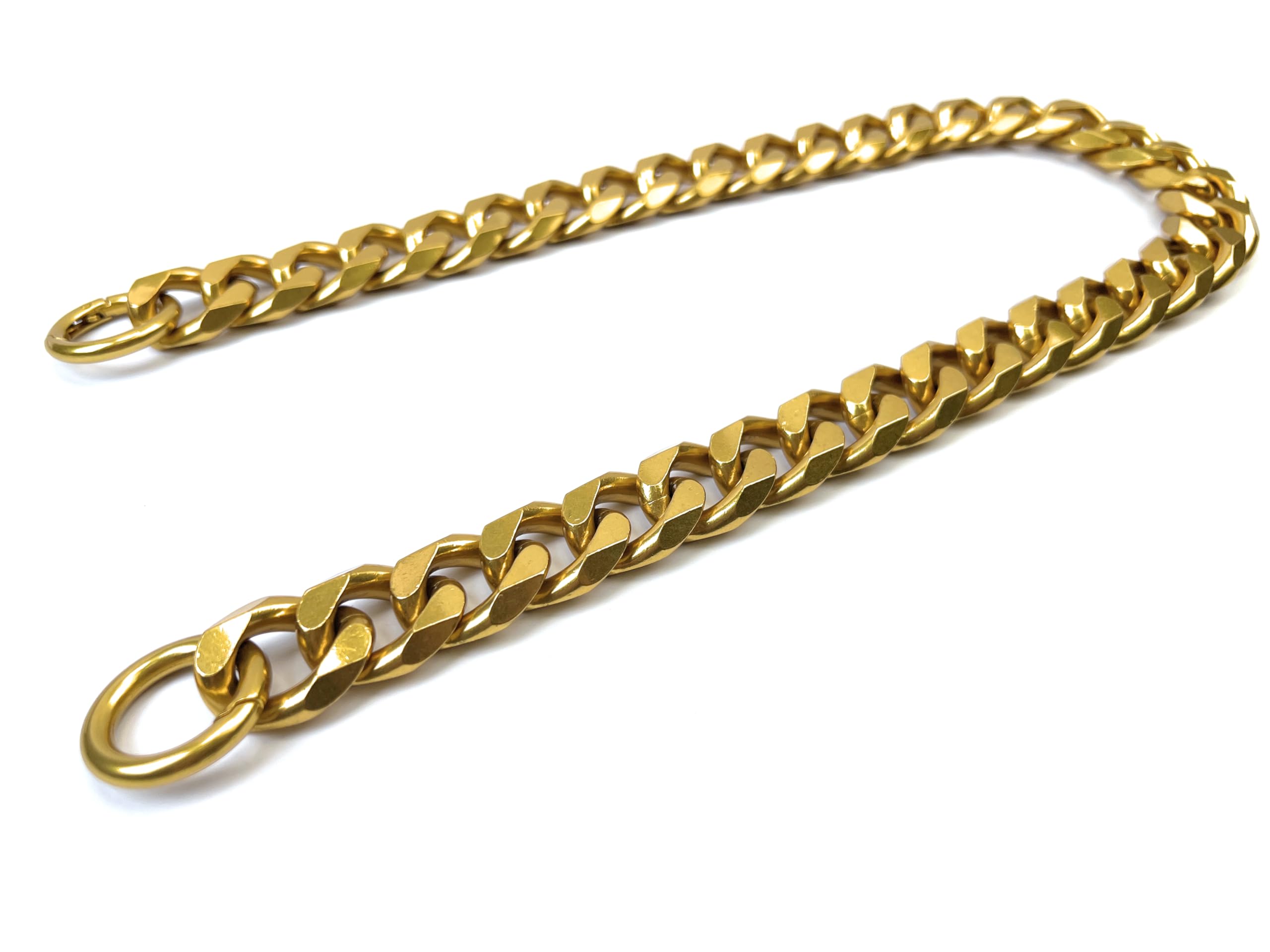Chunky Cuban Chain Charm Purse Strap Chain Extension Accessories Decoration-image-35