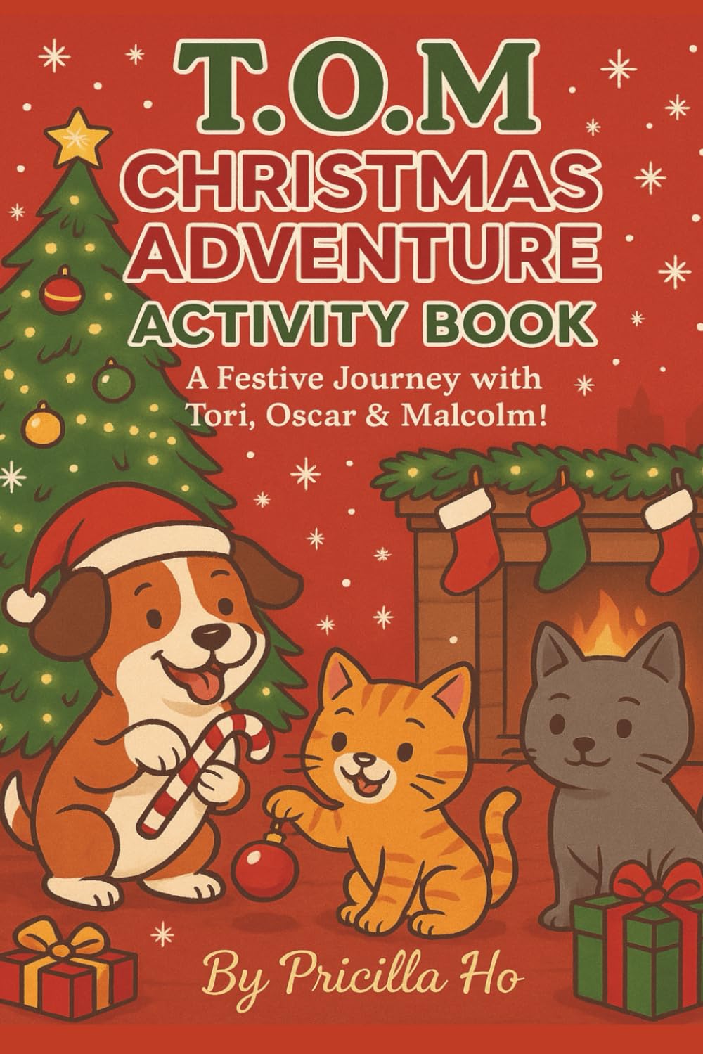 T.O.M Christmas Adventure Activity Book (T.O.M Coloring Book Series)