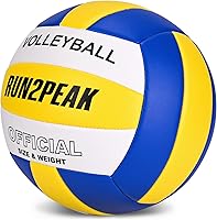 Vista 2 de Pelota de voleibol suave, tamaño oficial 5, pelotas de voleibol para interiores y exteriores, playa, piscina, juego para adolescentes