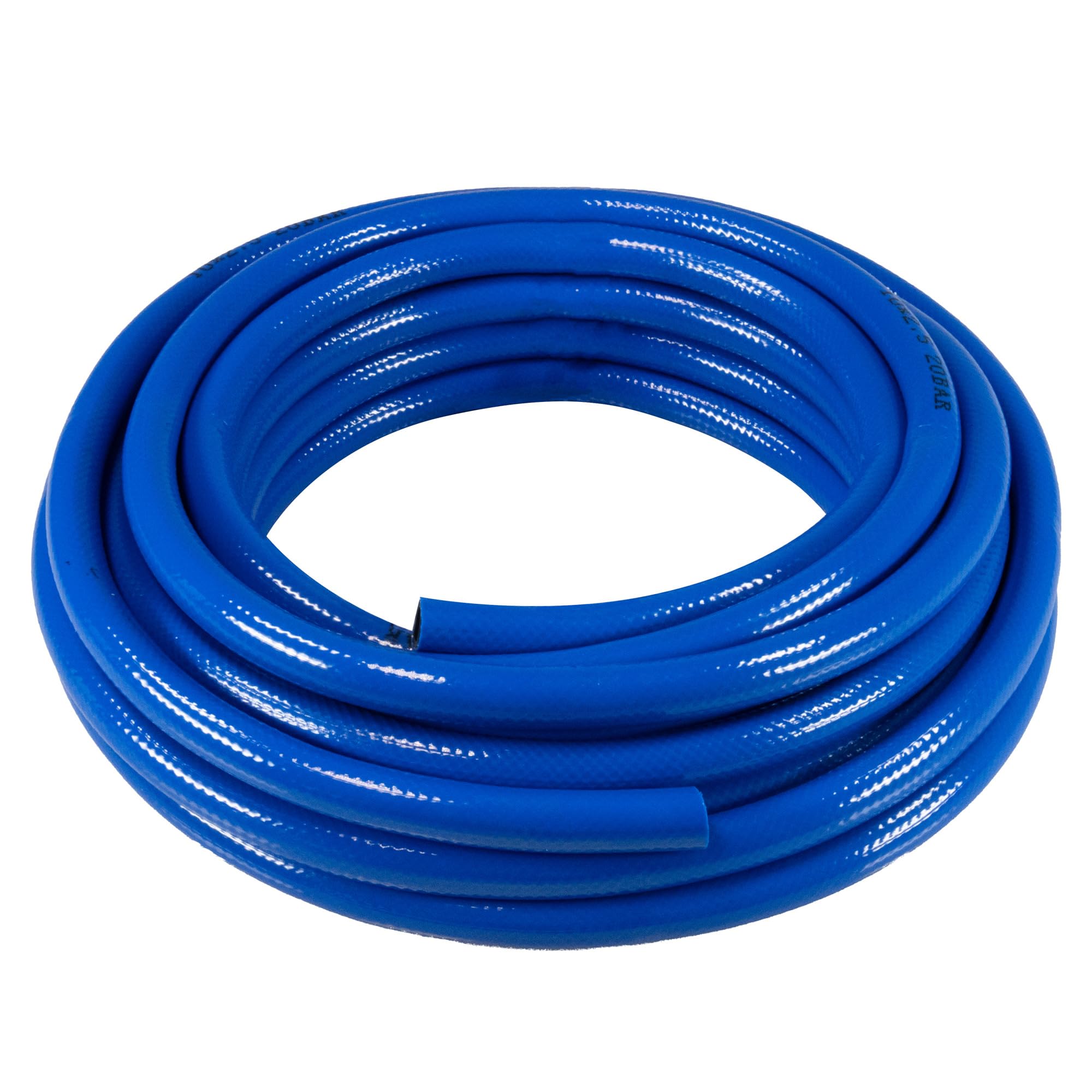 SeKi Tuyau à air comprimé de 20 m, 10 mm, 3/8", en PVC, pour compresseur d'air comprimé, flexible, résistant à l'abrasion et renforcé en tissu jusqu'à 20 bar