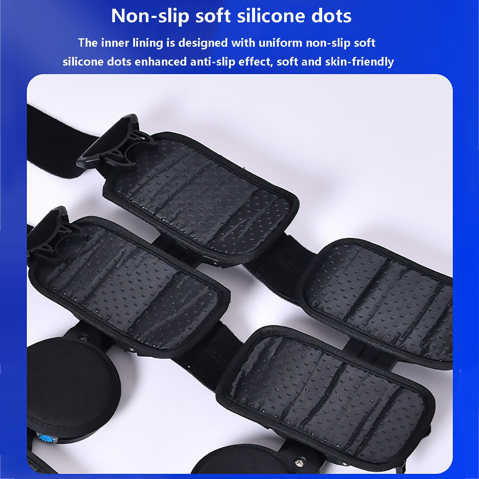 HAILM Knee Brace, Estabilizador Piernas Ajustables, Llave Rodilla con Bisagras para Lesiones Ligamento Ortopédico, Protección Seguridad, Lágrima Menisco, Pierna Izquierda