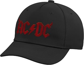 Official AC/DC Horns Logo Rock Music Band Classic Vintage Adjustable Baseball Hat