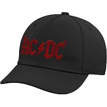 Official AC/DC Horns Logo Rock Music Band Classic Vintage Adjustable Baseball Hat