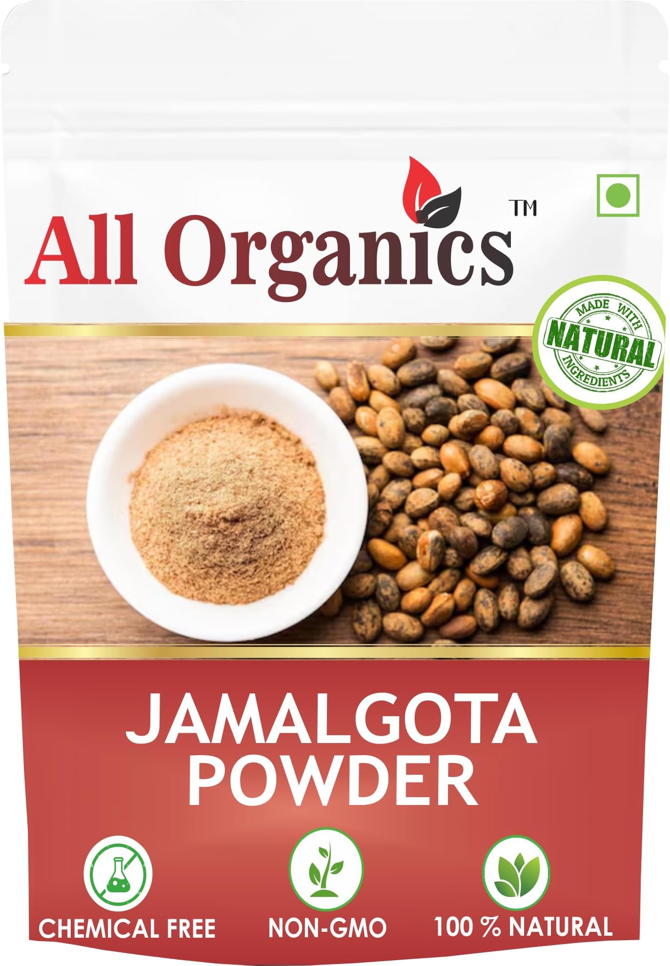Jamalgota Powder 50 gm for hair Croton Seed | Croton Tiglium Seed | Make Paste