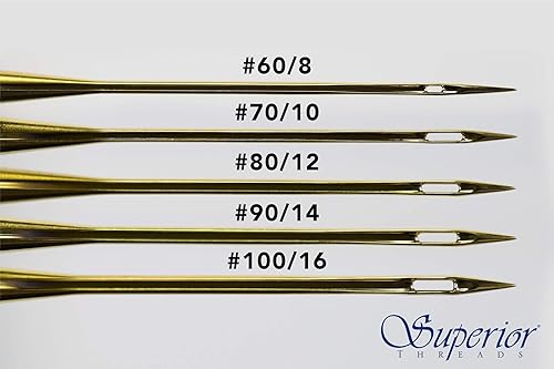 Miniatura 4 de Superior Threads - Agujas de punto superior recubiertas de titanio #8012-5 unidades de costura bordada acolchado