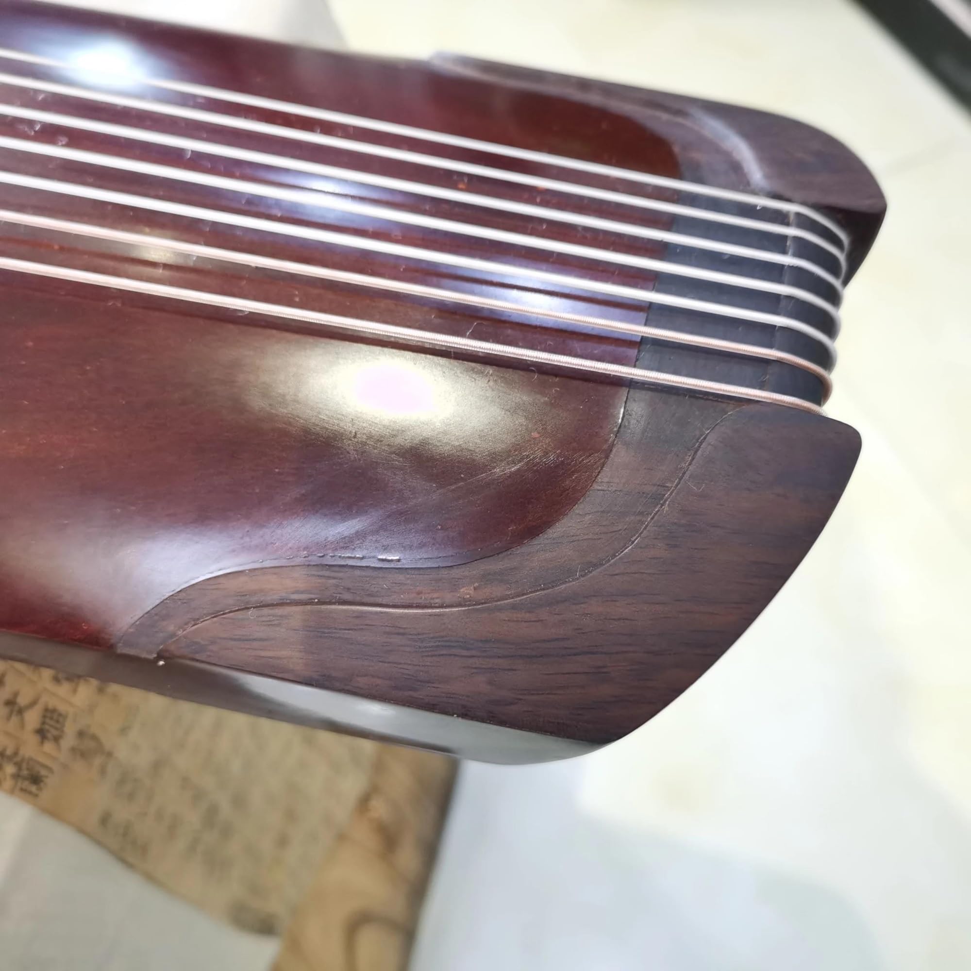 Strumenti Guqin Strumento Guqin Professionale A 7 Corde Fatto A Mano In Legno Di Abete Invecchiato Con Custodia Rigida Accordatore E Accessori Completi