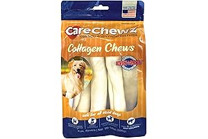 Pet Factory CareChewz Collagen 9" Rovers Dog Chew Treats - Natural Flavor,...