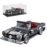 Super Sports Car Building Block Set with Display Case, Speed Race Car Building Kit, Collectible Model, Christmas Birthday Gift for Adults and Kids 6 and up (338pcs)