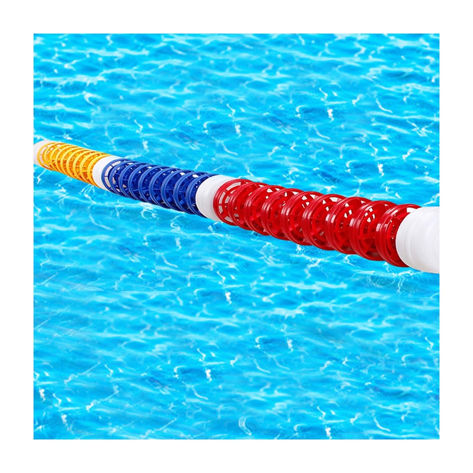Corde de piscine 12m avec bouée de sécurité et câble métallique durable