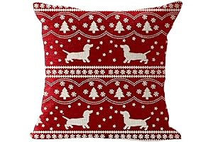 Bohemia Christmas Happy Winter Dog Pillow