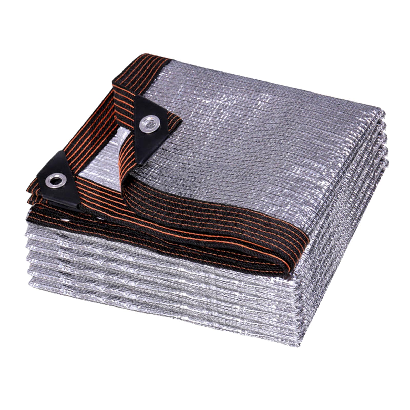 Paño de Sombra de Aluminio Reflectante 99% con Ojales,Aluminio Resistente para automóviles,Tela de protección Solar con protección UV para Patio al Aire Libre,Invernadero,Patio (3x5m)