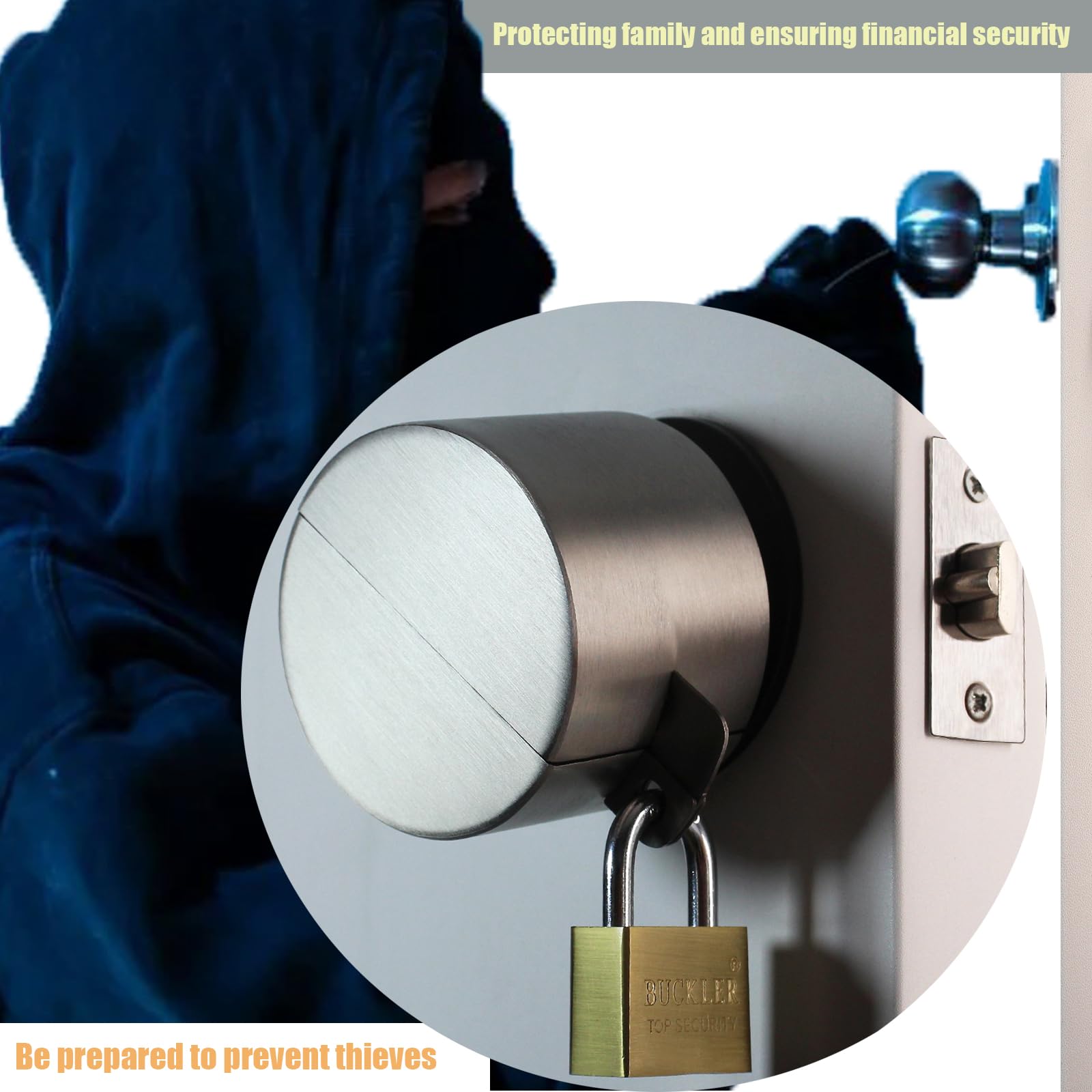 Dementia Safety Door Lock Cover - Prevent Unauthorized Access -2