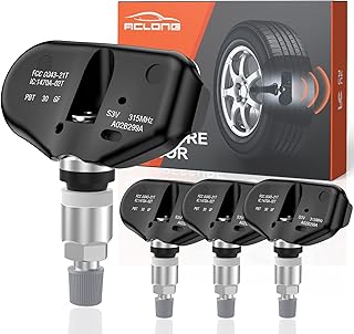 TPMS Sensor, 315MHZ Tire Pressure Monitor System Sensors for Acura MDX 2005 2006 TL 2006-2008 RL 2005-2008|Honda Odyssey Touring 2005-2007 Ridgeline 2006-2014 Pilot 2005-2008 06421-S3V-A04(4 Pack)
