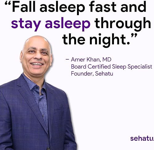Miniatura 2 de SEHATU Suplemento Sleep Plus  con melatonina, GABA, Ashwagandha, 5-HTP  para hombres y mujeres que buscan un horario de sueño saludable y un estado