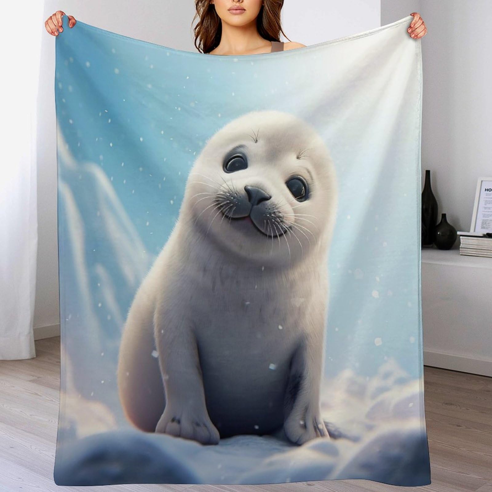Robbe Decke Soft Flannel Fleece Überwurfdecken Für Bettwsche Sofa Schlafzimmer Decken Wohnzimmer Jahreszeiten Wohndecke （180×200cm）