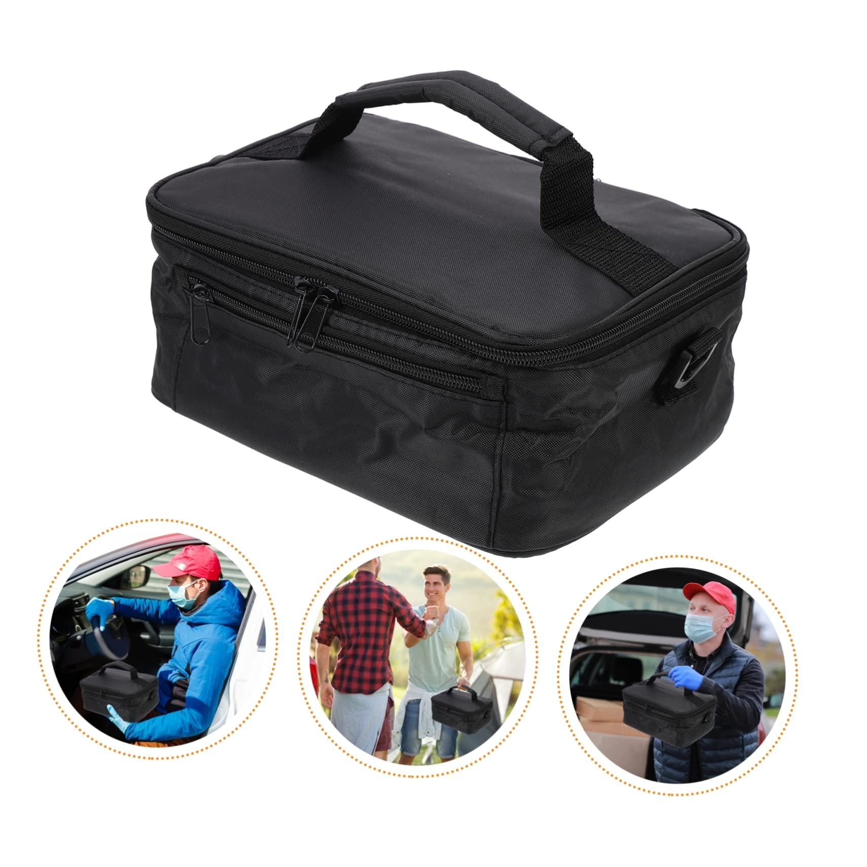 IMIKEYA 12v Auto Heiztasche aus Oxfordstoff und Abs für Unterwegs und Reise