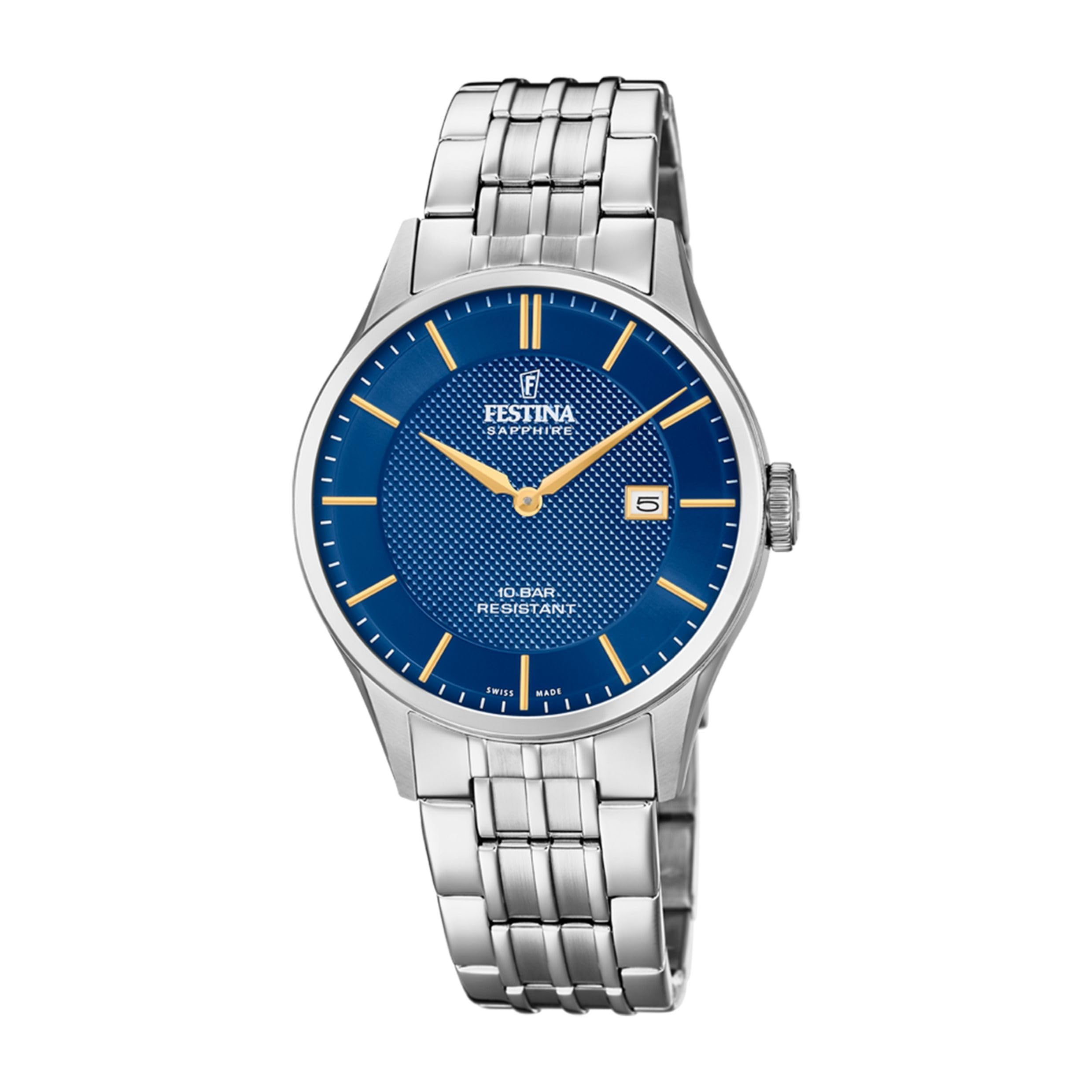 Festina F20005/3 Men's Blue Swiss Made Watch