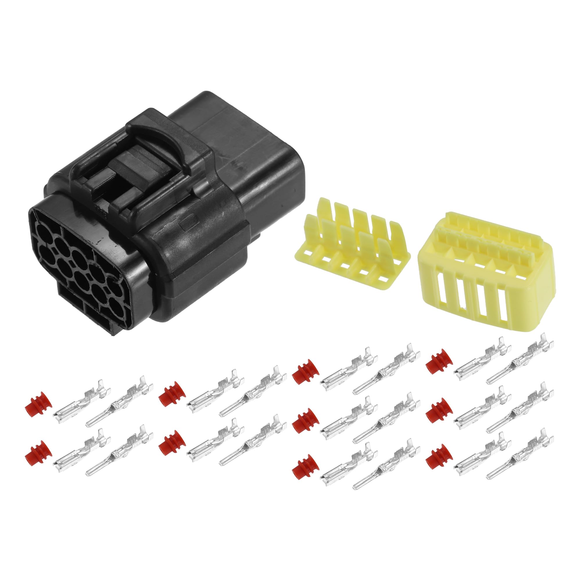 X AUTOHAUX 6 Kit 8 Pin Way 6 Pcs Connector 96 Pcs Male And - View #11