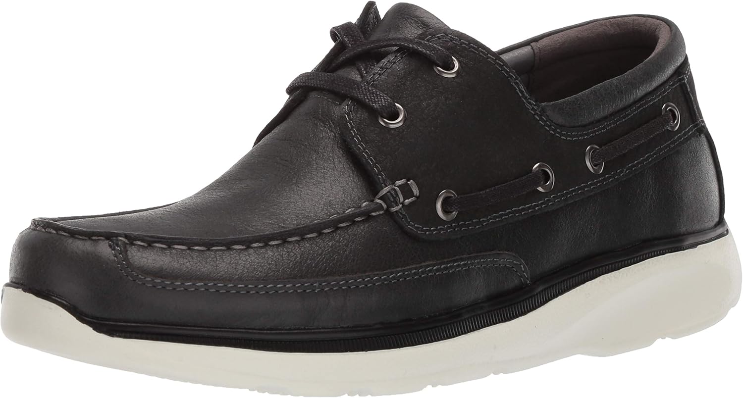 Propet Men's Orman Shoe, Black, 10 E US