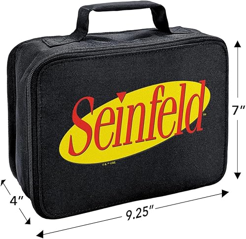 Miniatura 2 de LOGOVISION Seinfeld - Lonchera con logotipo de lados suaves, bolsa de almuerzo reutilizable para trabajo de oficina escolar, sin BPA
