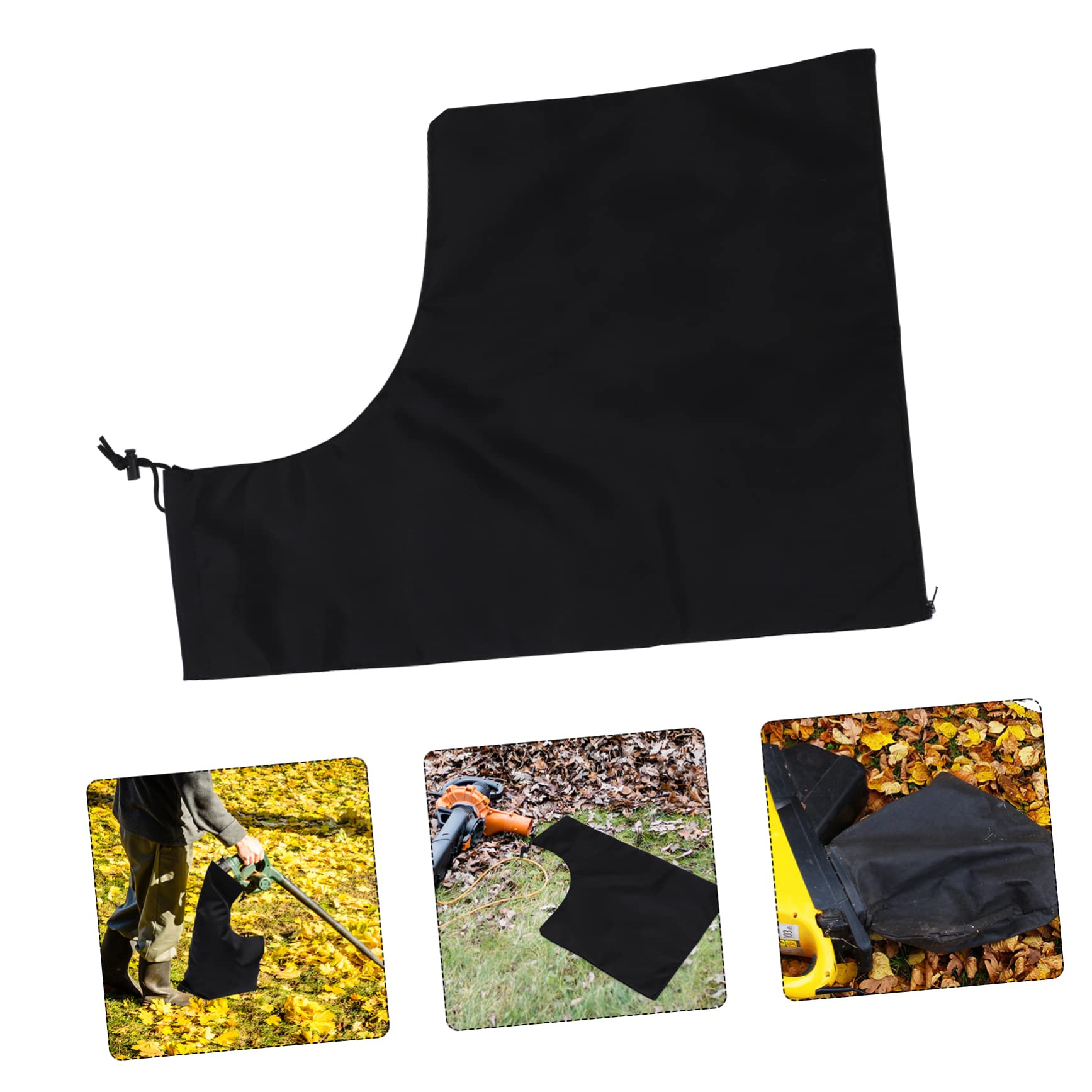 SUPVOX 4 Pz Sacco Raccolta Foglie Cadute Portarifiuti Bidone Spolverino Vuoto Fogliare Aria Giardino Del Contenitore Per Il Compost Borse Da Giardino Buster Spazzatura Panno Oxford Black