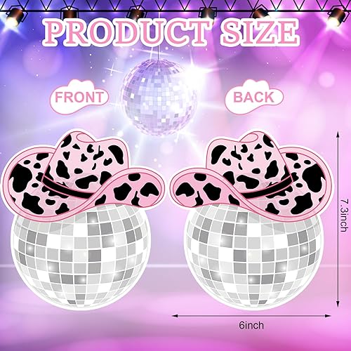 Miniatura 2 de Yeaqee 35 piezas de centro de mesa de fiesta de vaquera, centros de mesa occidentales para mesas, discoteca, vaquera, decoración de fiesta