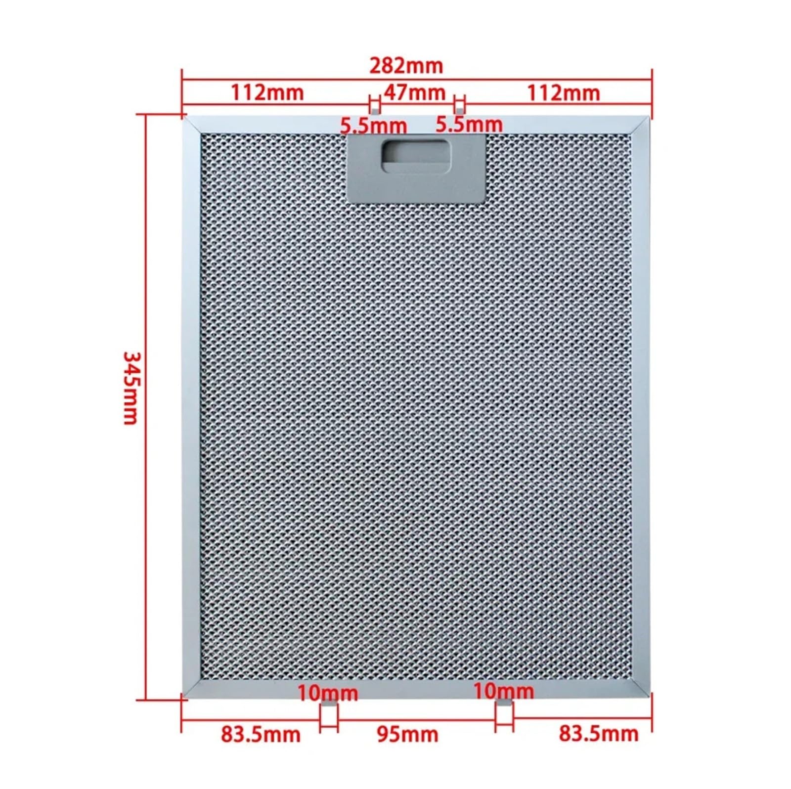 Filtro for Cappa Aspirante, Compatibile Con TEKA, DBB90 345x282 Mm