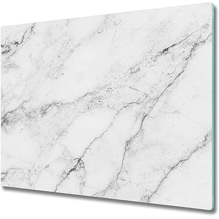 Planche De Cuisine En Verre Tulup - Thème Partition Musique - 80x52 Cm - Beige