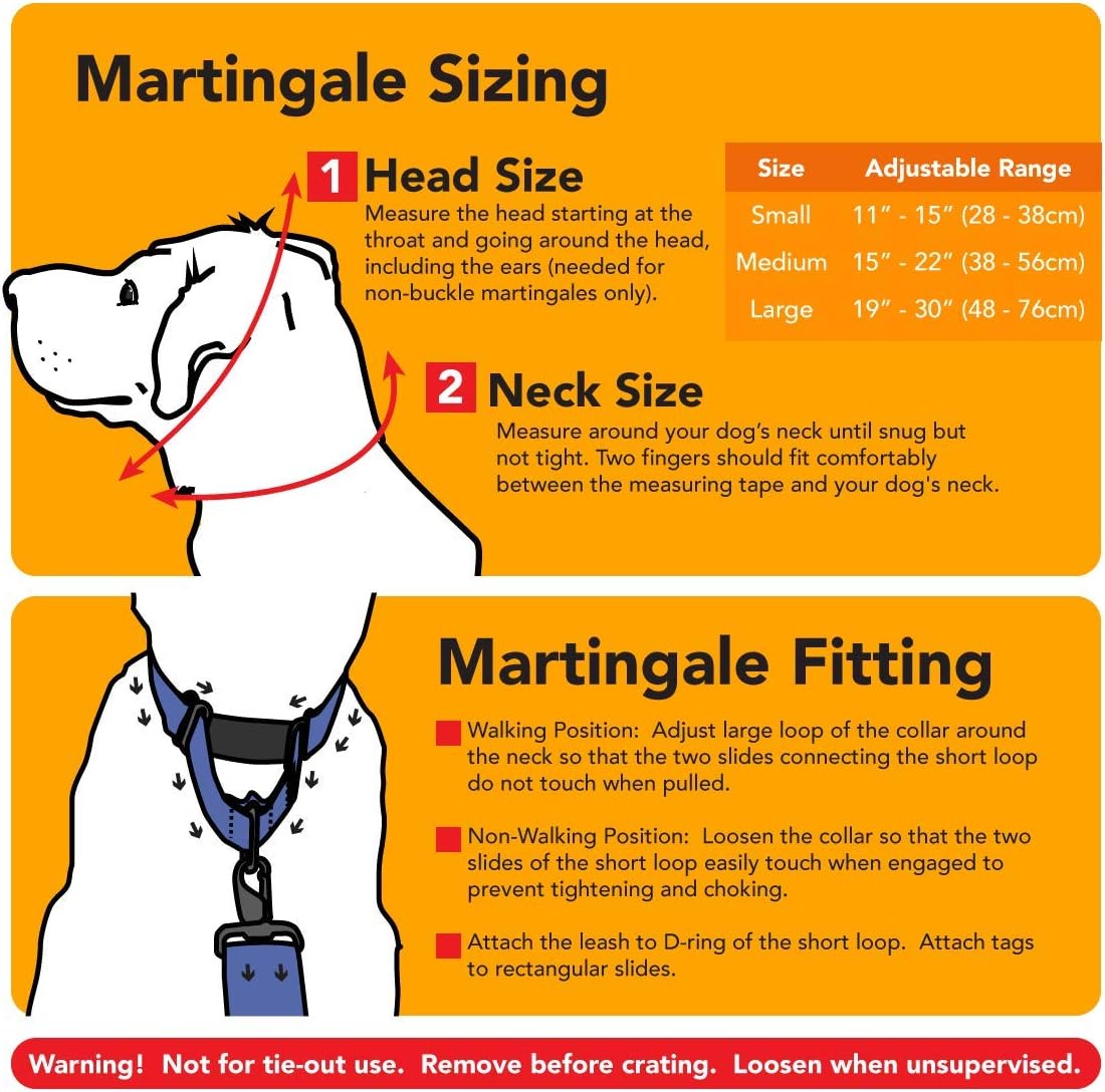 If It Barks - 1.5" Reflective Martingale Collar for Dogs - Adjustable - Made in USA - Strong, Durable, and Comfy - Ideal for Training - Suitable for Most Breeds - Medium, Burgundy