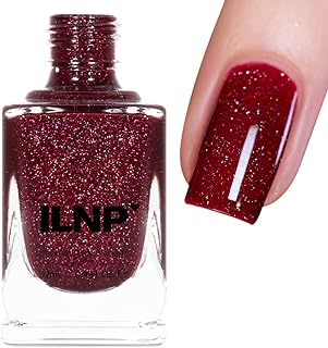 ILNP Merlot - Merlot Red Holographic Jelly Nail Polish