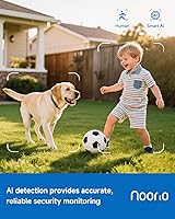 Vista 4 de Noorio Security Cameras Wireless Magnetic, 2K Indoor Outdoor Camera for Home Battery Powered, Smart Motion Detection Outdoor Pet Camera, Free Local