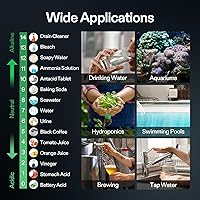 Vista 8 de VIVOSUN Kits de medidor digital de pH y TDS, 0.01 pH de alta precisión tipo bolígrafo, medidor de pH con ± 2 % de precisión de lectura, 3 en 1