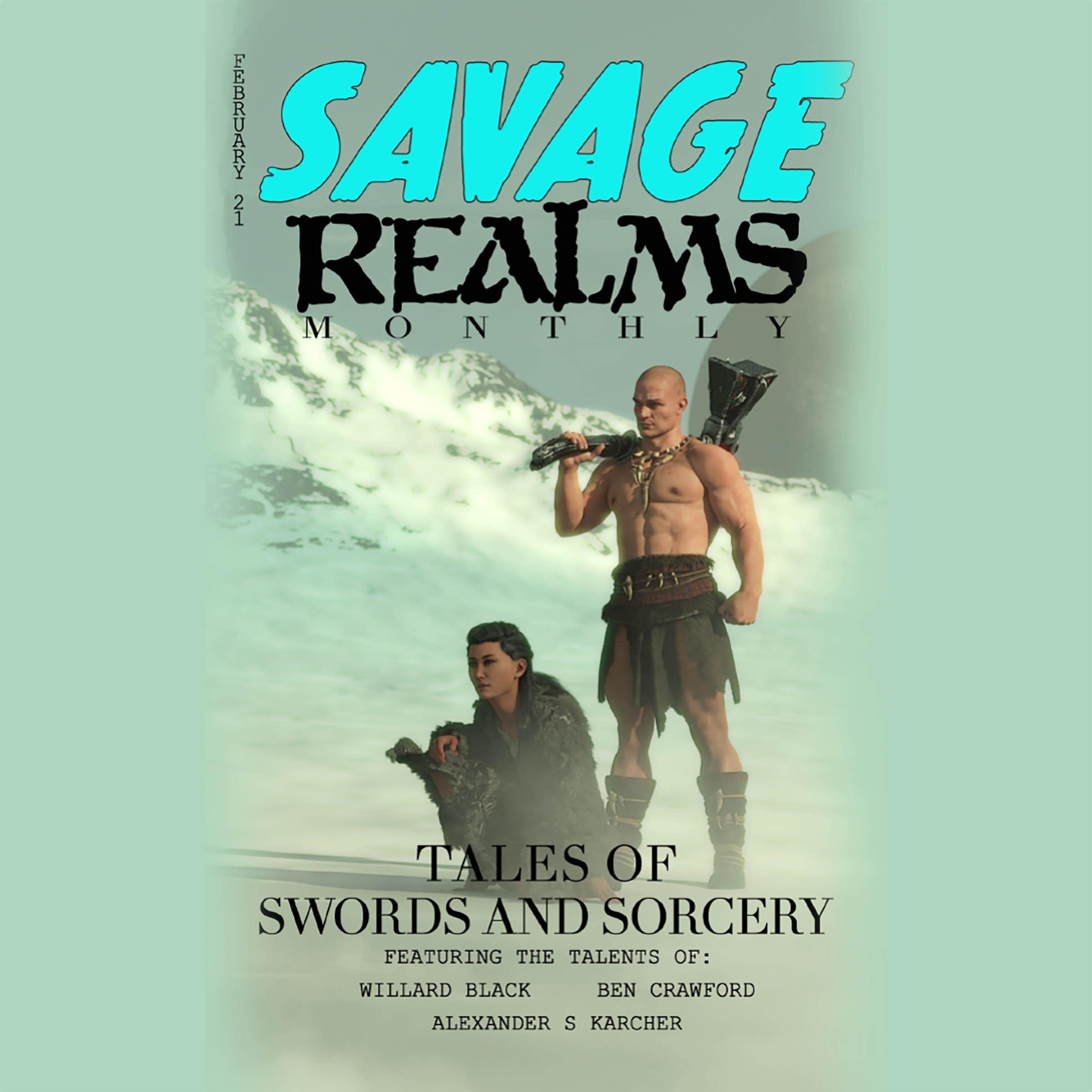Cover art for Savage Realms Monthly: February 2021