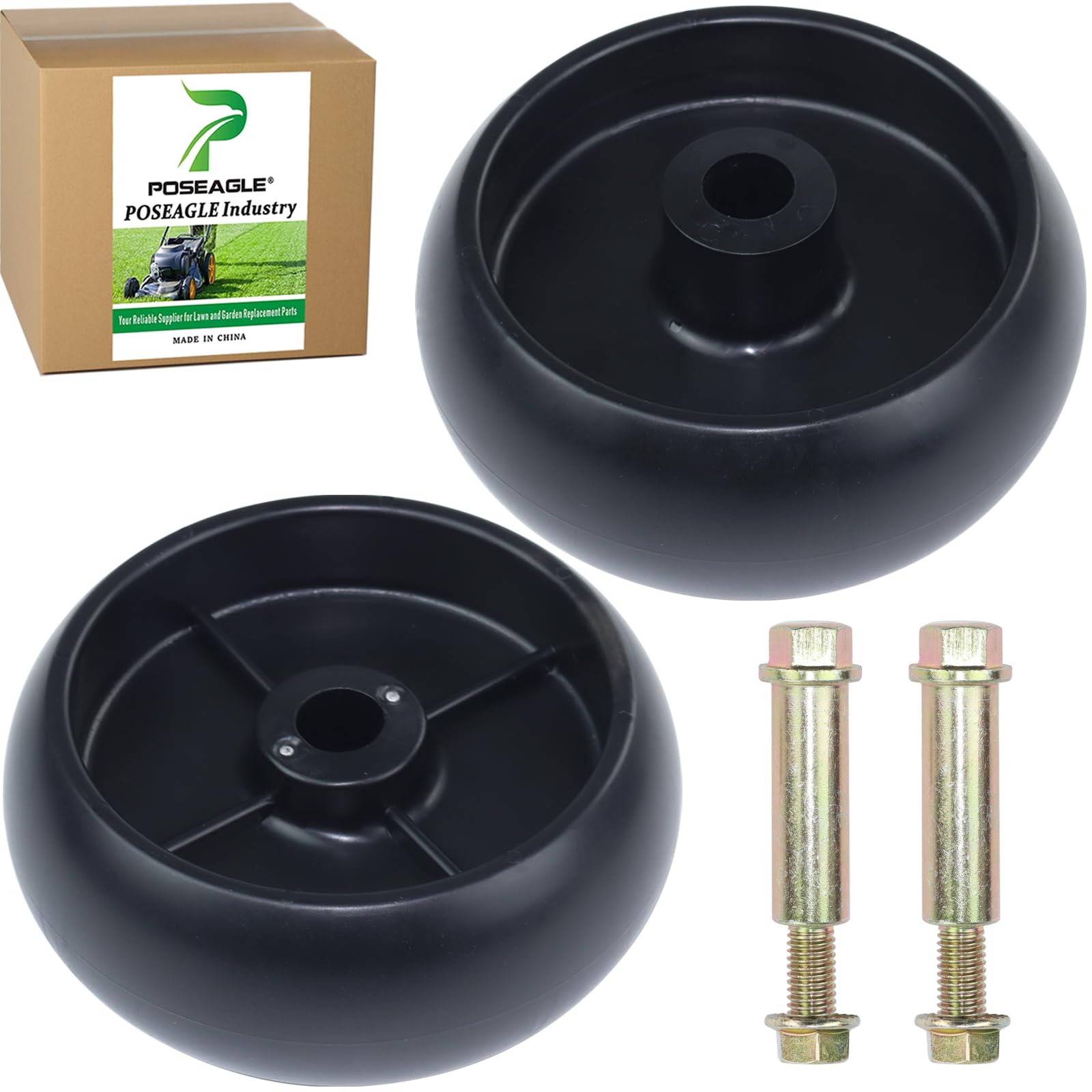 Photo 1 of POSEAGLE GX10168 Deck Wheel for John Deere Tractors (2 Pack)