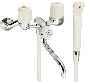 KVK KF100N2 Two-Handle Shower with Temporary Water Stop
