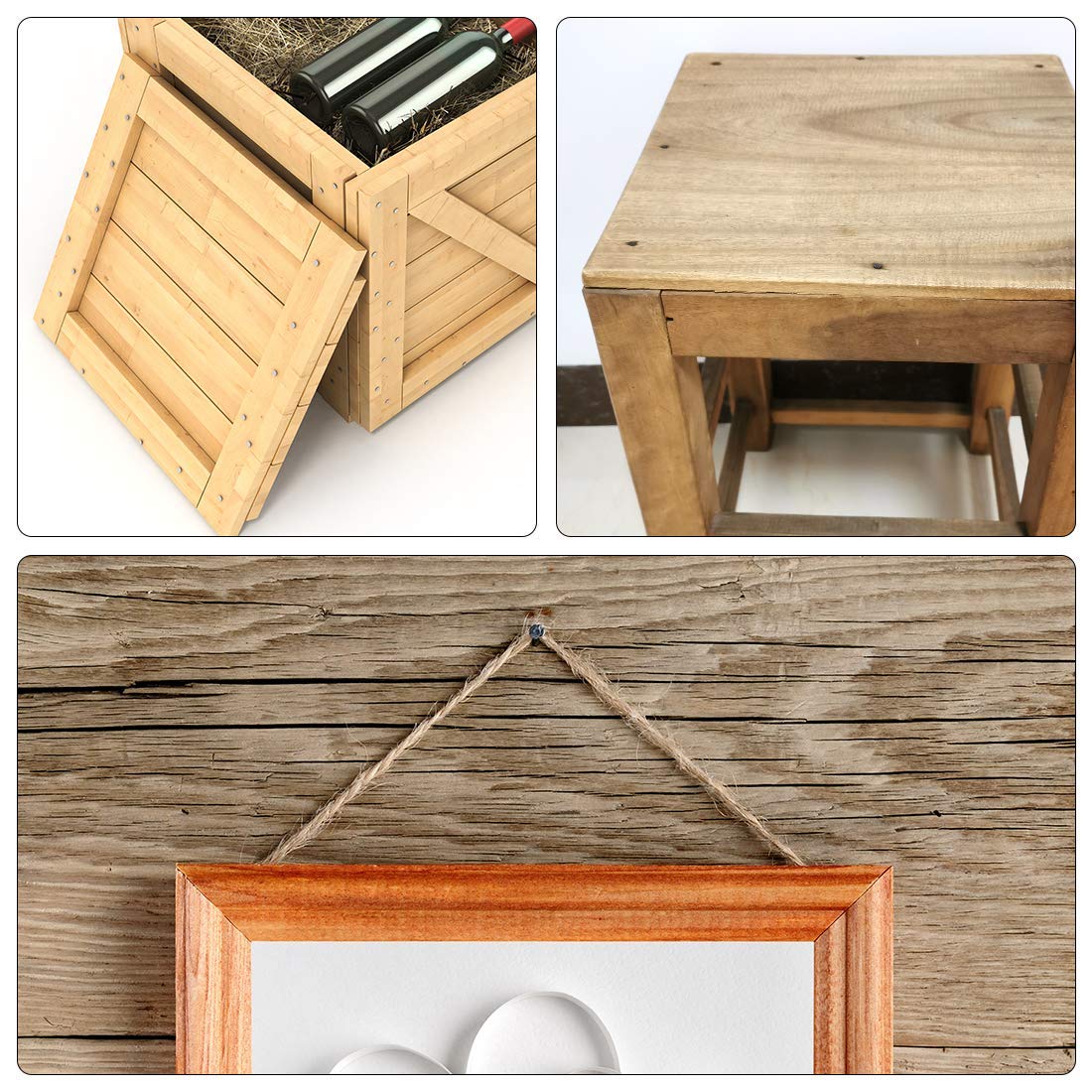 XYWHPGV Piccoli chiodi hardware piccoli in acciaio al carbonio 1.2X8mm (DXL) per accessori per scatole di legno decorative fai da te Tono rame 1500 pezzi(4129c 4f8c5 9e1da c6c7b 9cb1d 45149