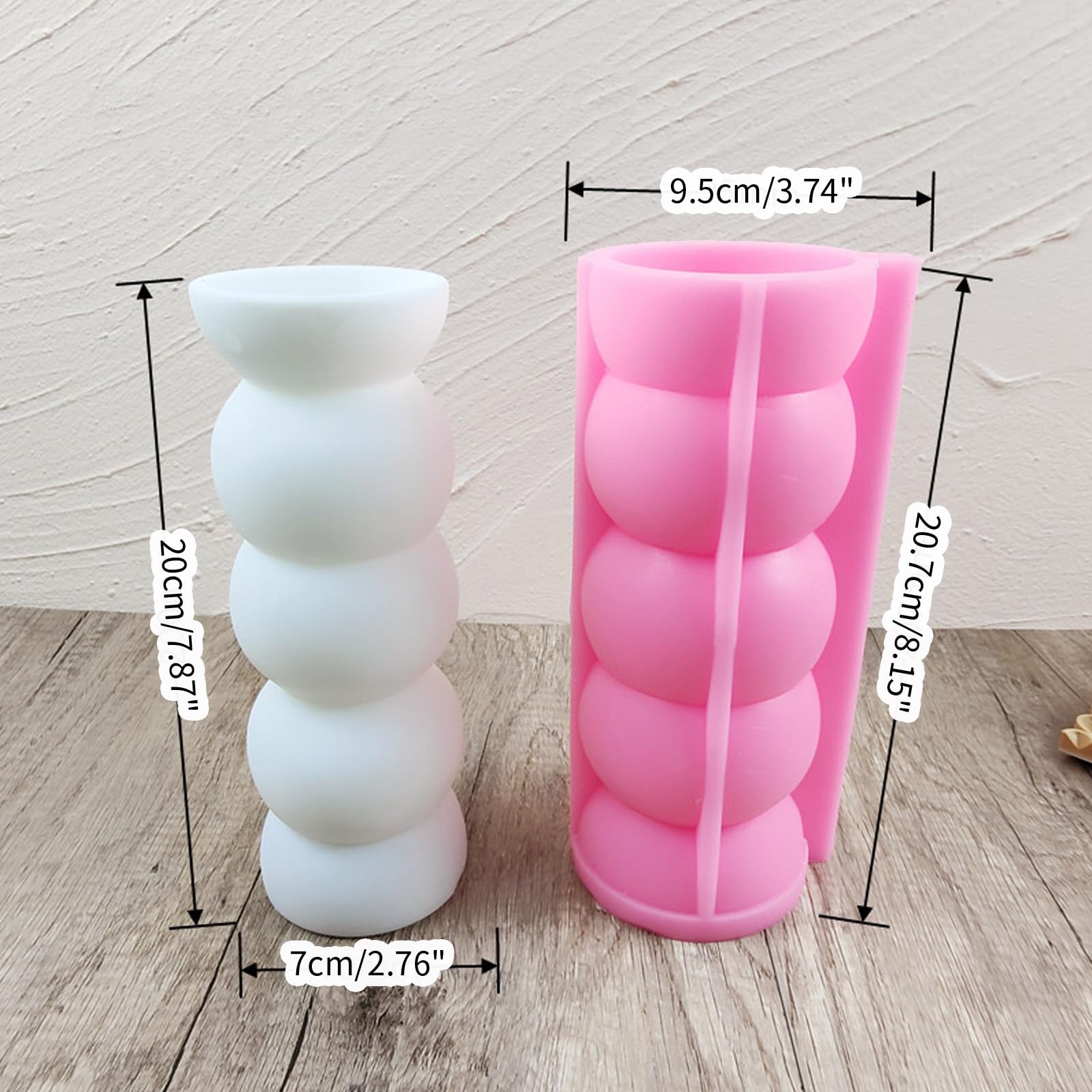 Stampo in silicone flessibile per vasi di fiori in resina riutilizzabile stampi in cemento vasi in gesso progetti artigianali per realizzare vasi in silicone