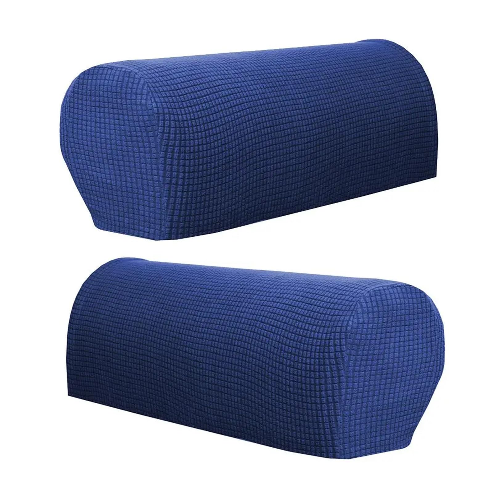 CGRSDSD Sofa Arm Covers 2pcs Stretchable Couch Sofa Armrest Covers Furniture Settee Arm Slipcover(Dark Blue)
